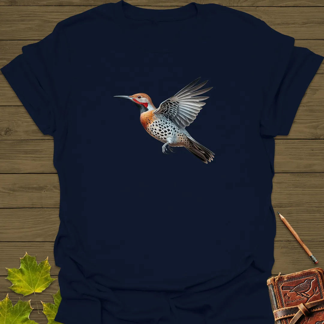 Artistic Northern Flicker T-Shirt Navy