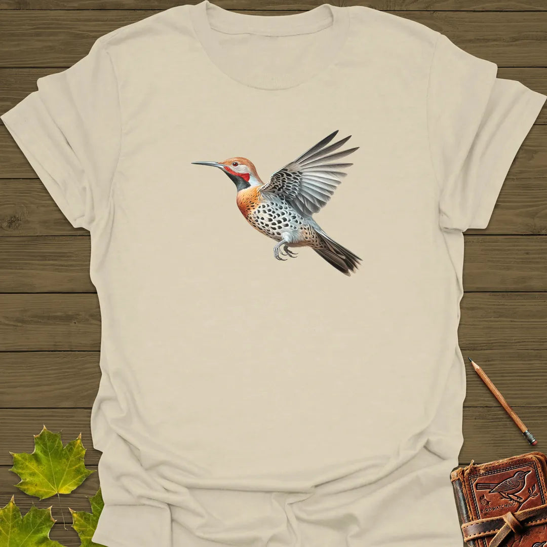 Artistic Northern Flicker T-Shirt Sand