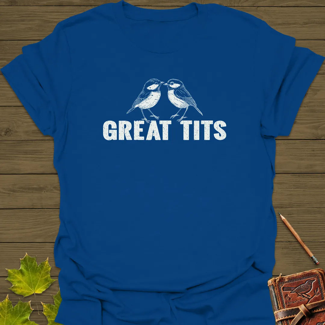 Great Tits T-Shirt Royal