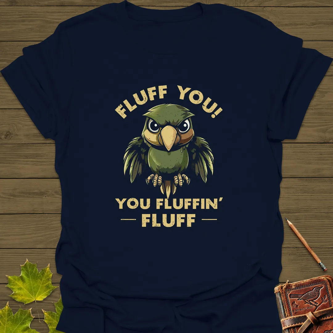 Fluff You Parrot T-Shirt Navy
