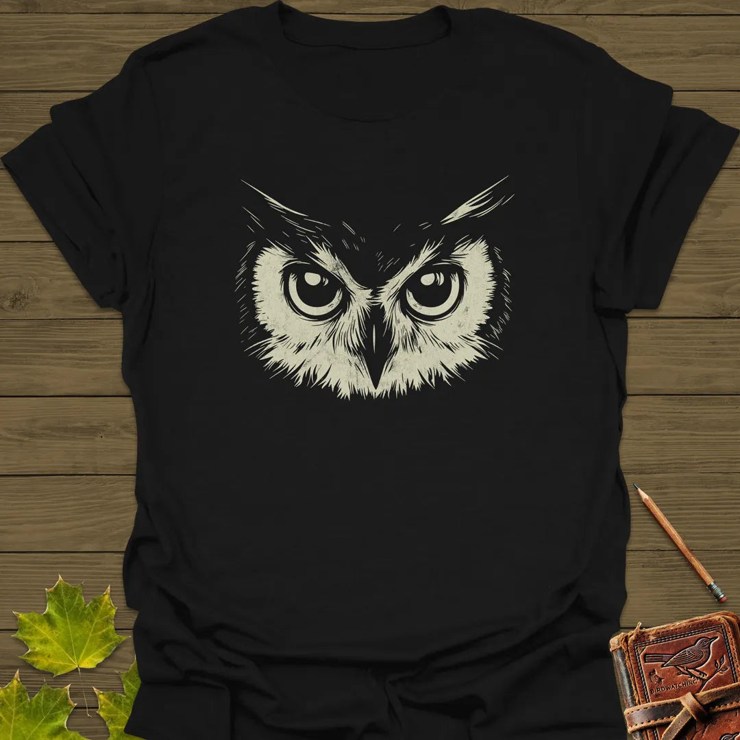 Night Vision Owl T-Shirt Black