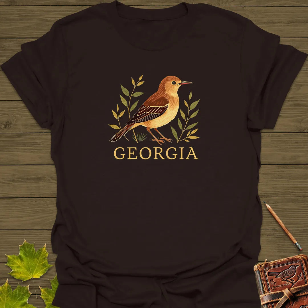 Georgia State Bird T-Shirt Dark Chocolate