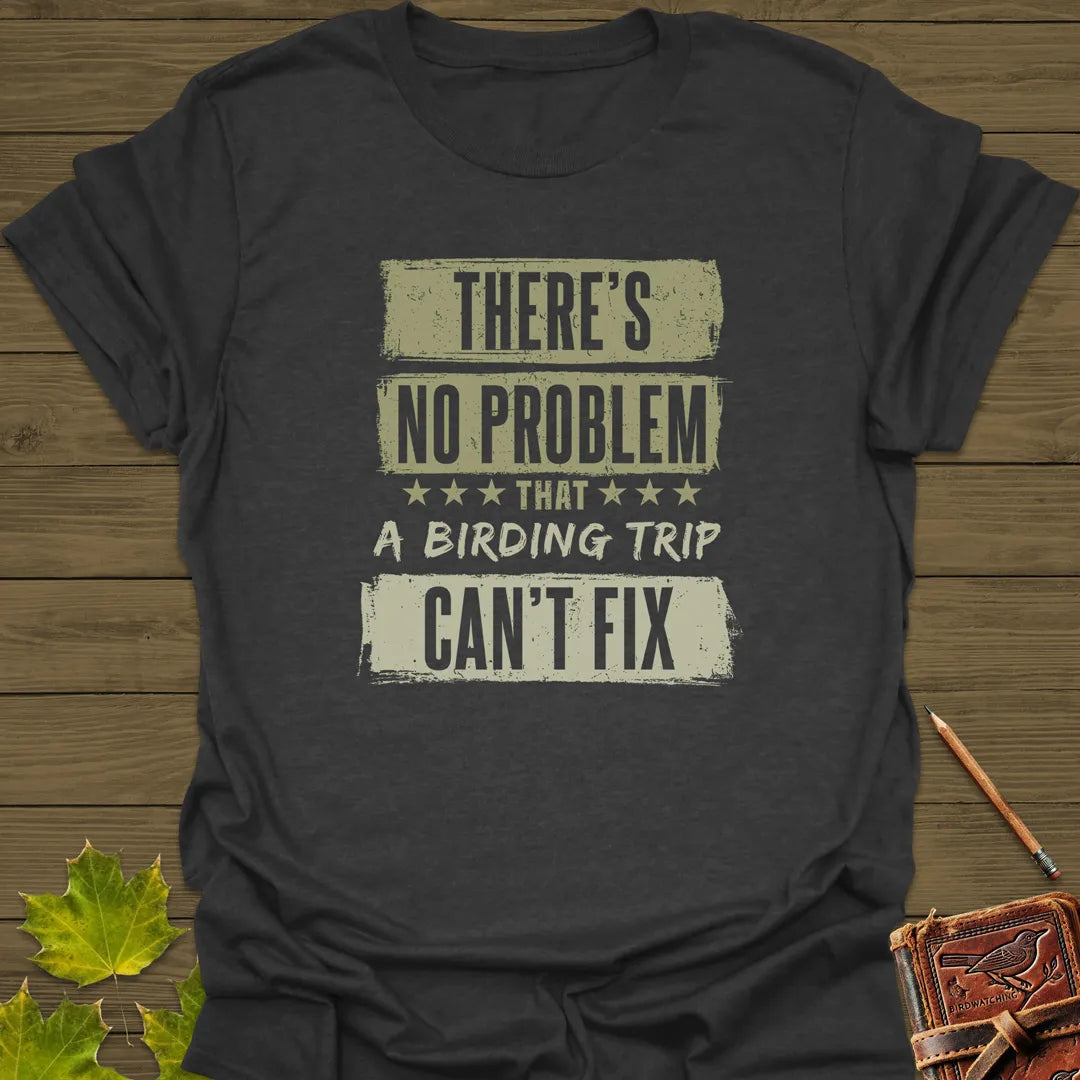 Birding Trip Fix T-Shirt Dark Heather