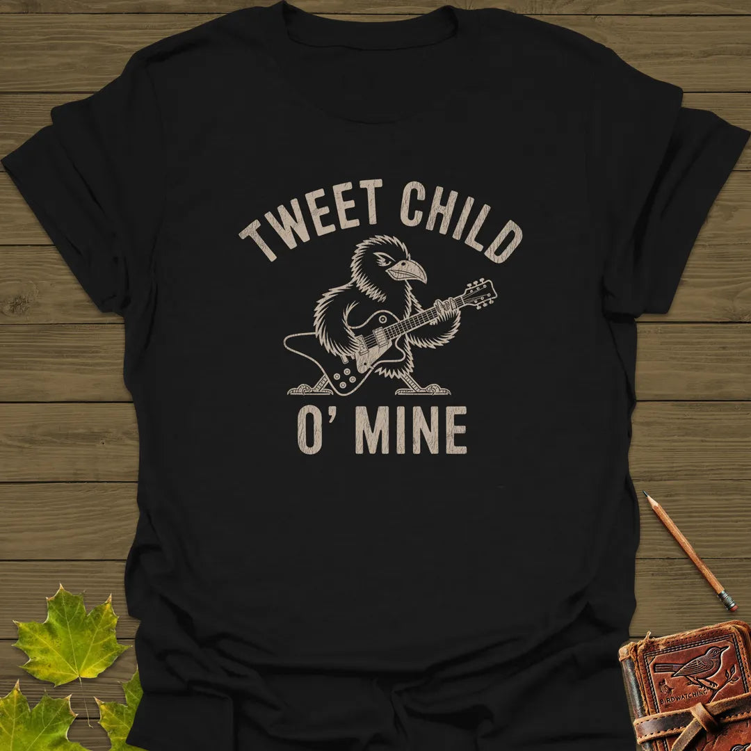 Tweet Child O' Mine T-Shirt Black