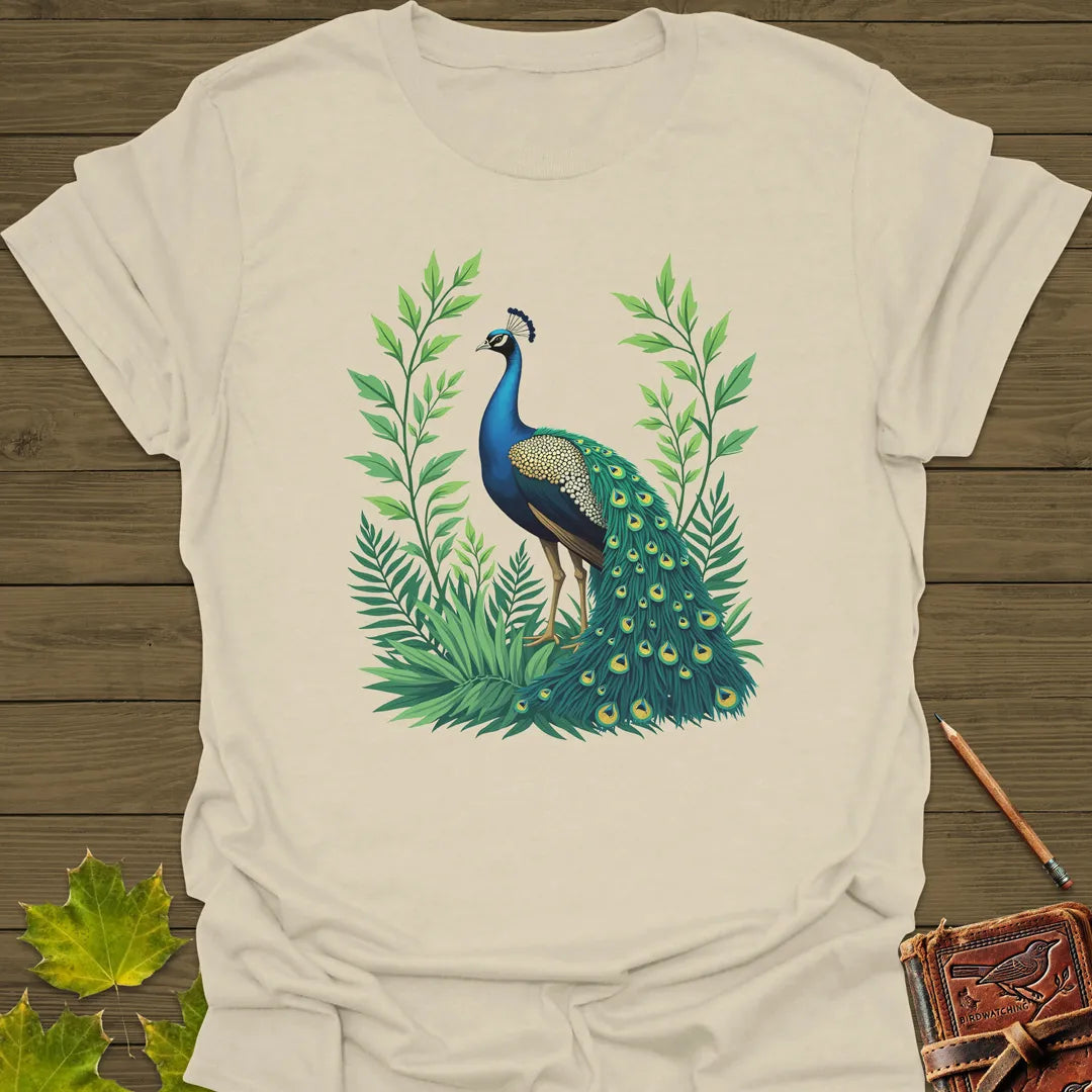 The Regal Peacock T-Shirt Sand