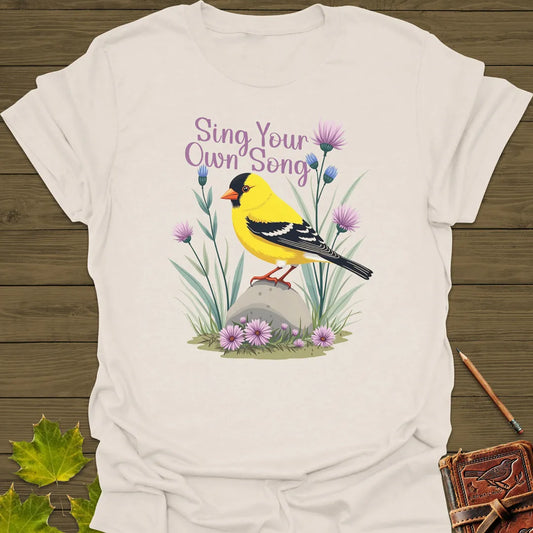 Sing Your Song Goldfinch T-Shirt Natural
