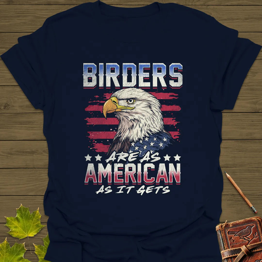 Patriotic American Birder T-Shirt