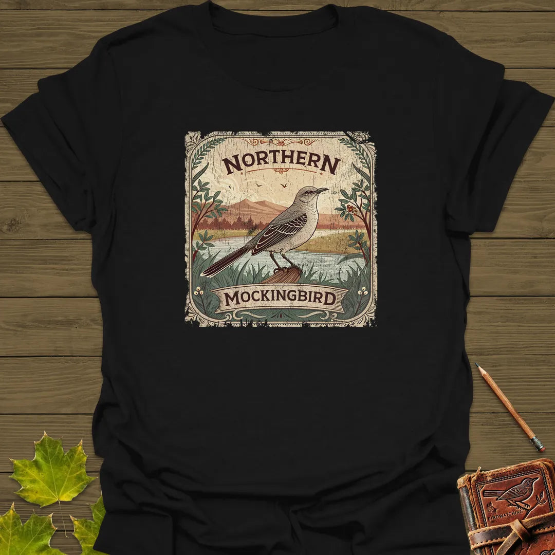 Mockingbird Melody Poster T-Shirt Black