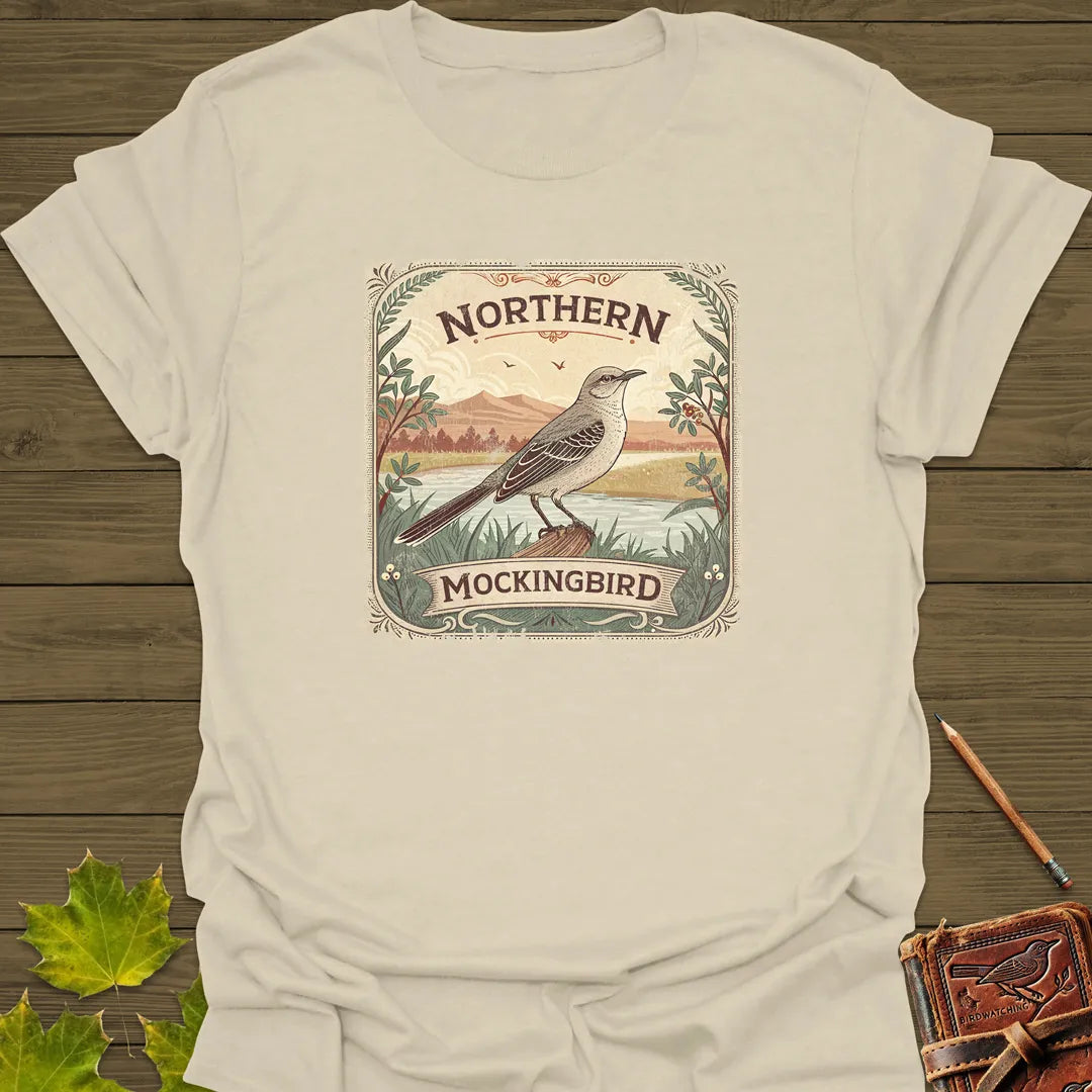 Mockingbird Melody Poster T-Shirt Sand