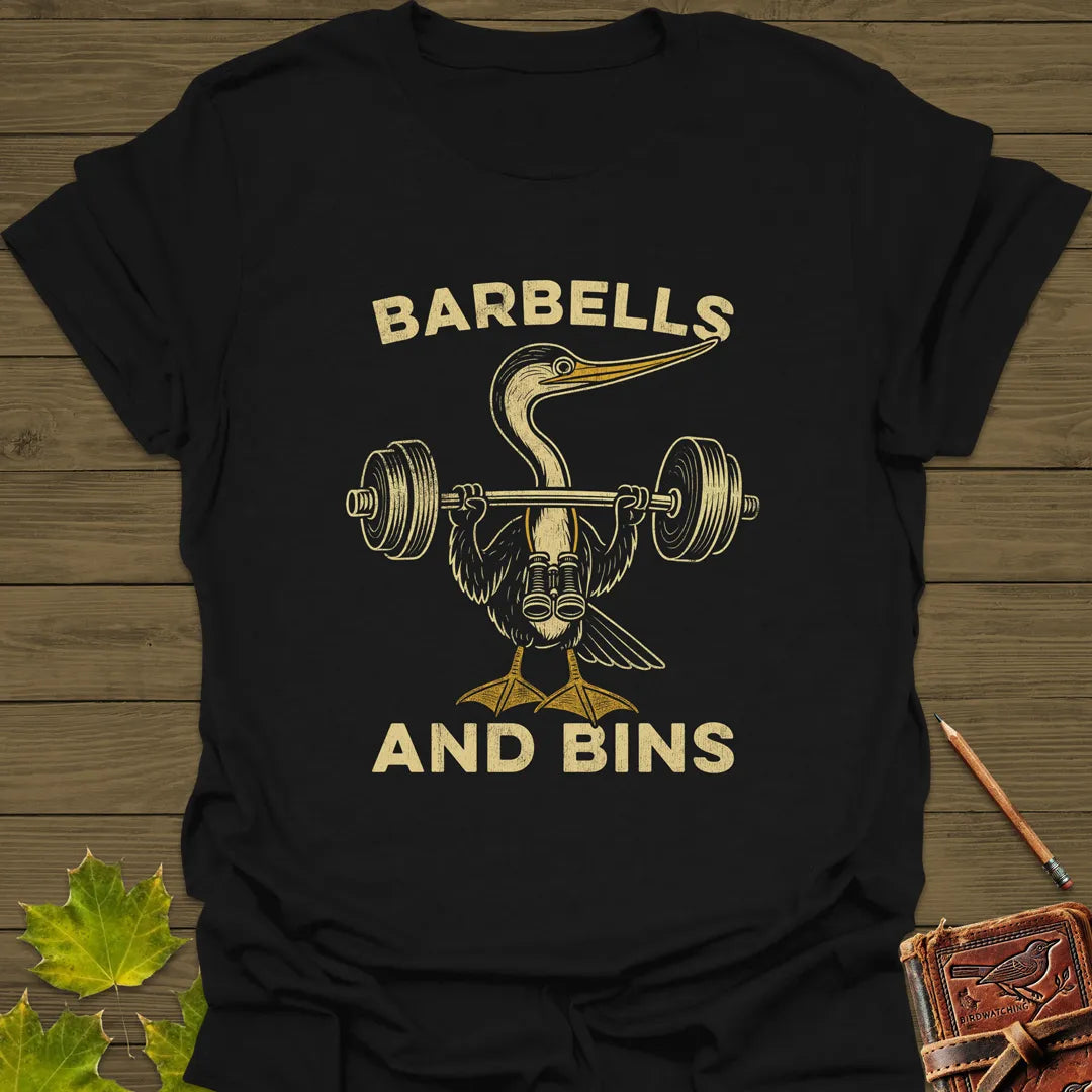 Barbells and Bins T-Shirt Black