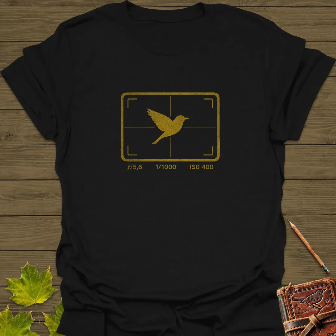 ISO 400 Bird Photography T-Shirt Black