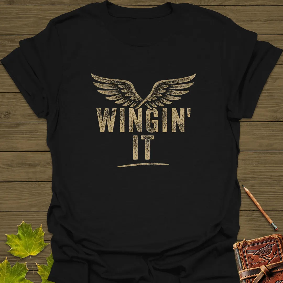 Wingin' It T-Shirt Black