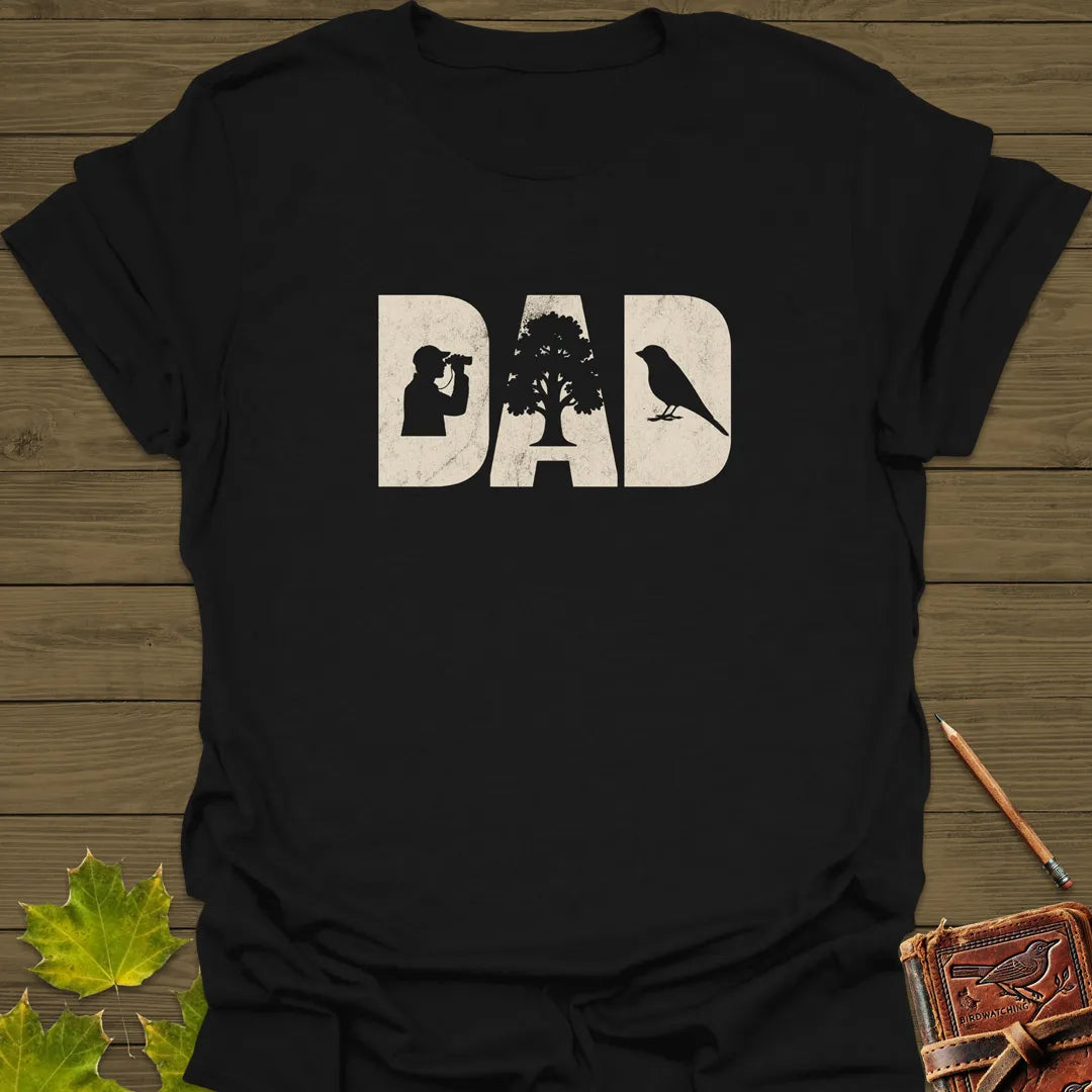 DAD Birder T-Shirt Black