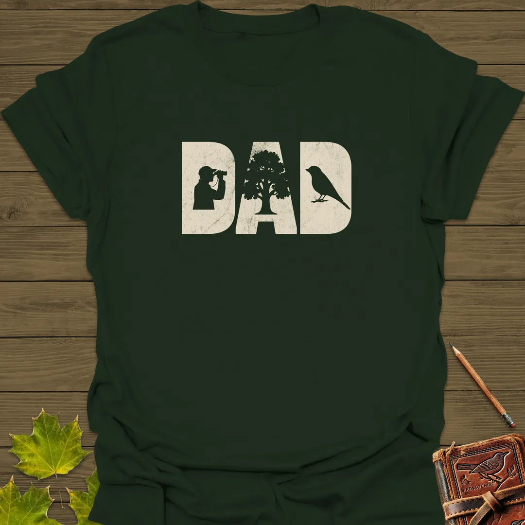 DAD Birder T-Shirt Forest Green