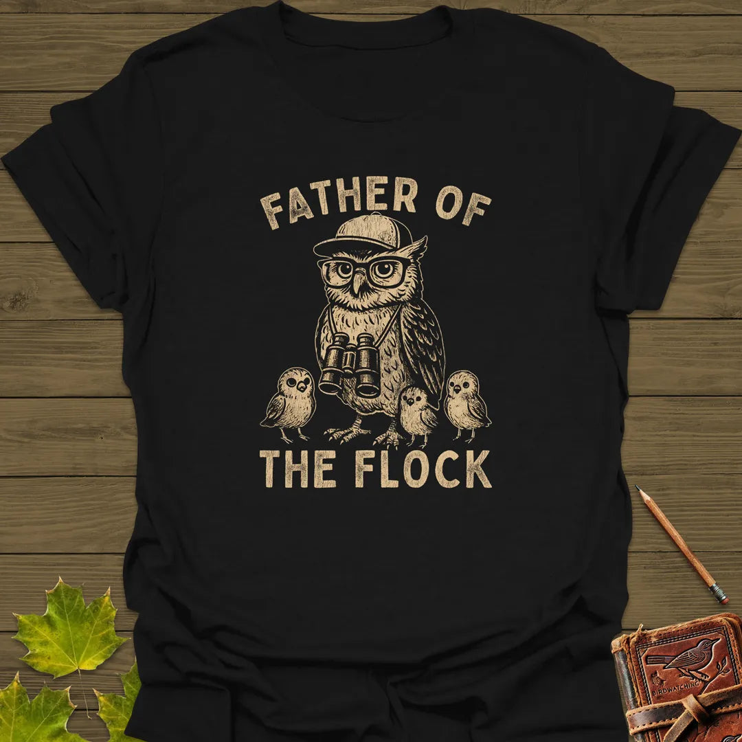 Father Of The Flock T-Shirt Black