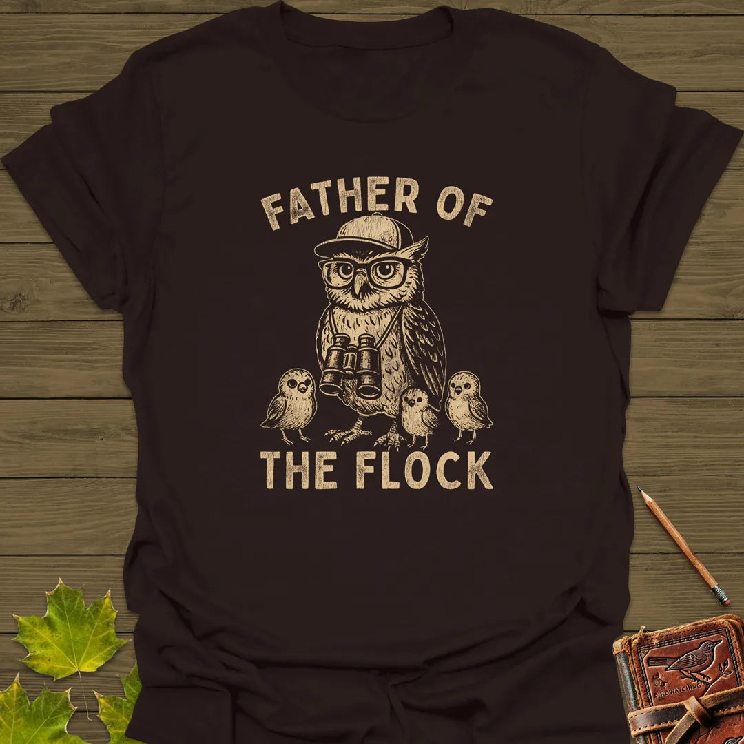 Father Of The Flock T-Shirt Dark Chocolate