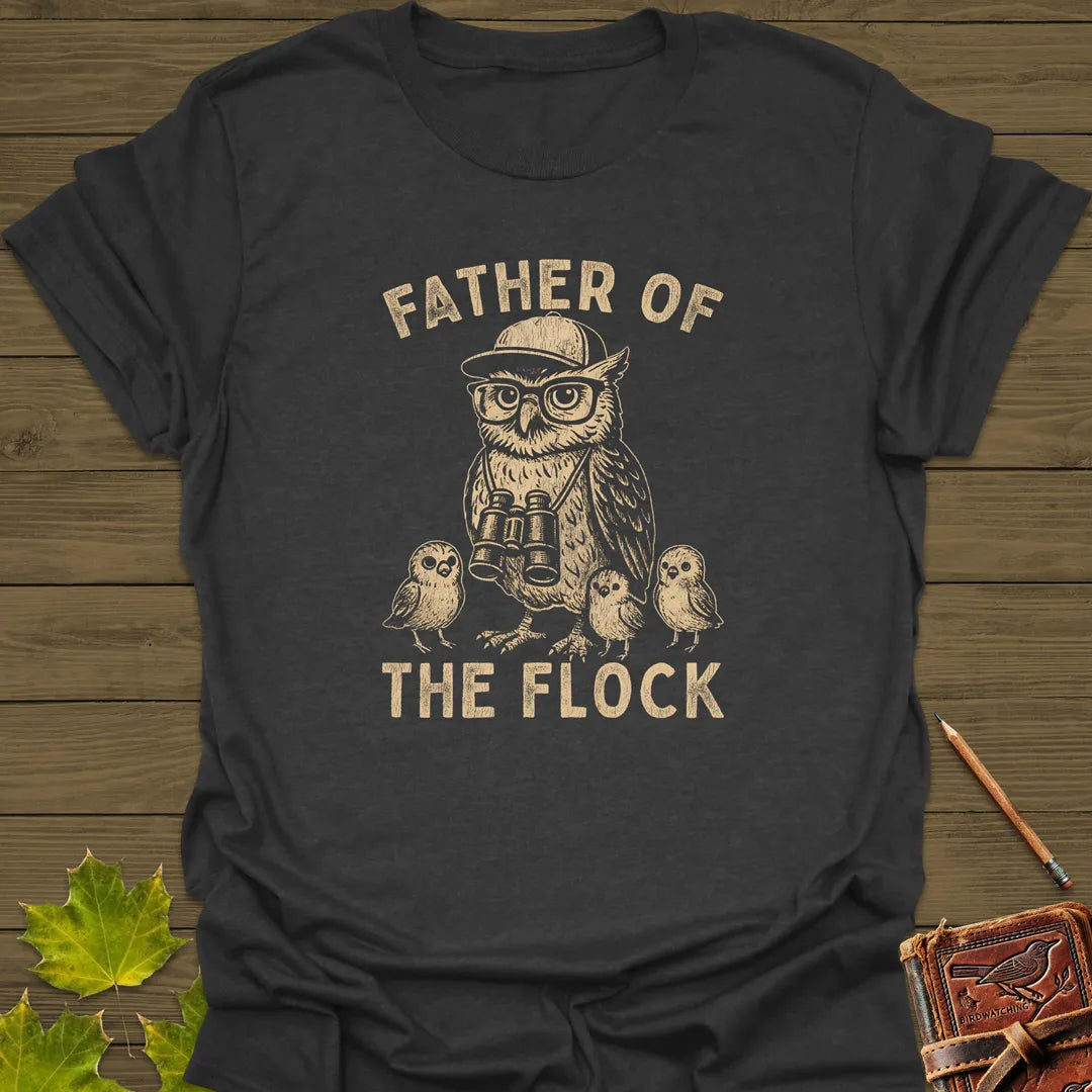 Father Of The Flock T-Shirt Dark Heather