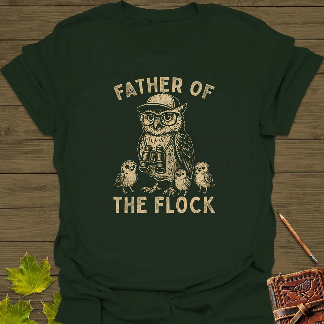 Father Of The Flock T-Shirt Forest Green