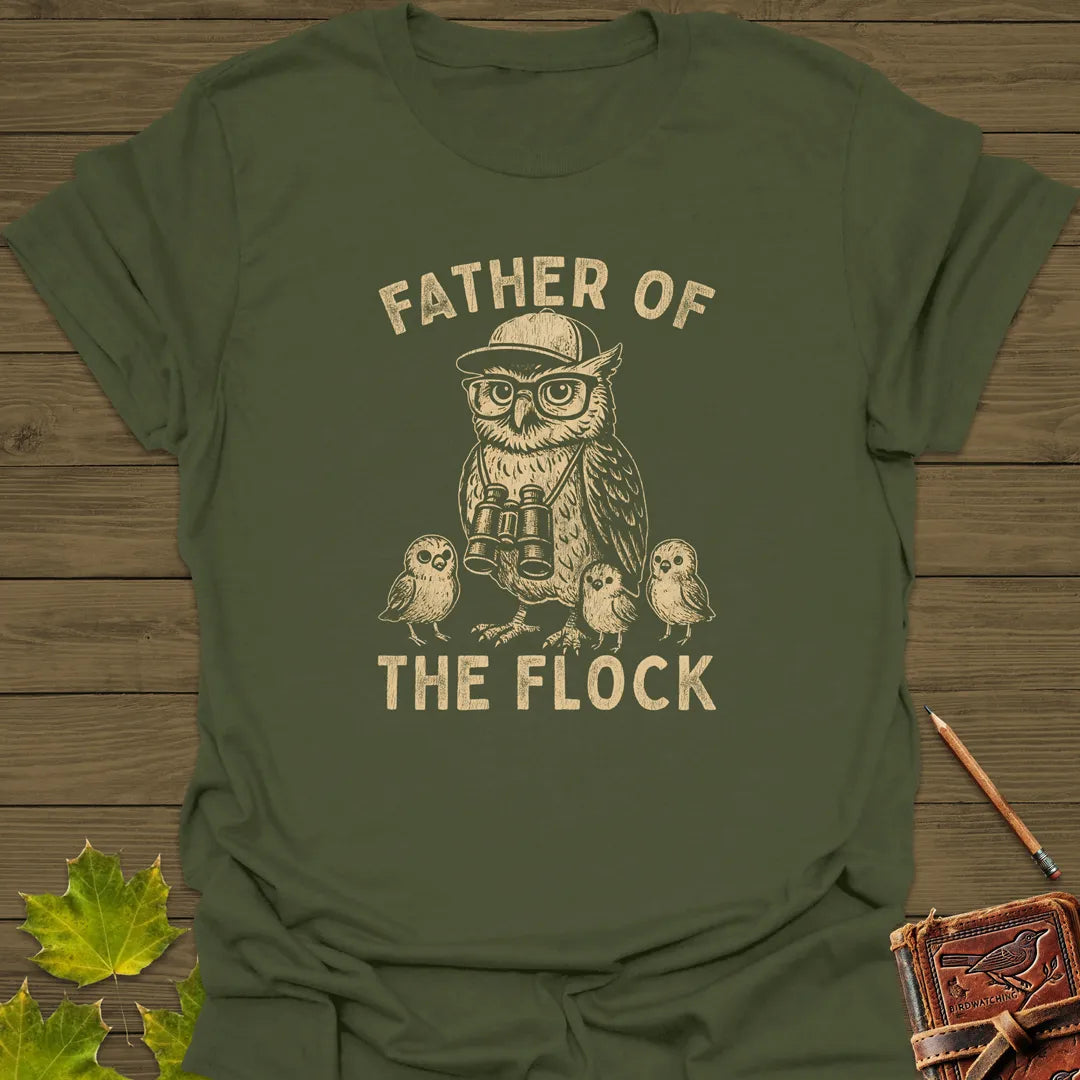Father Of The Flock T-Shirt Military Green