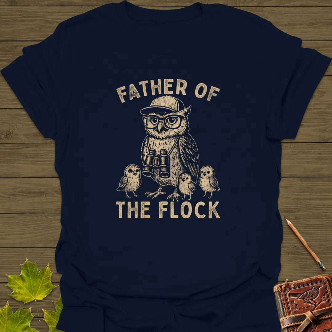 Father Of The Flock T-Shirt Navy