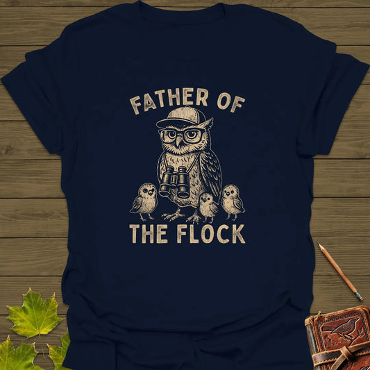 Father Of The Flock T-Shirt Navy