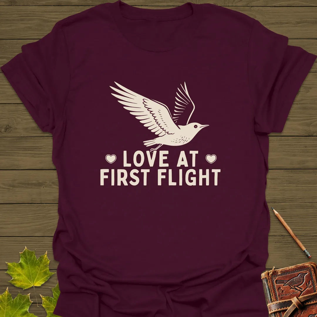 First Flight T-Shirt Maroon