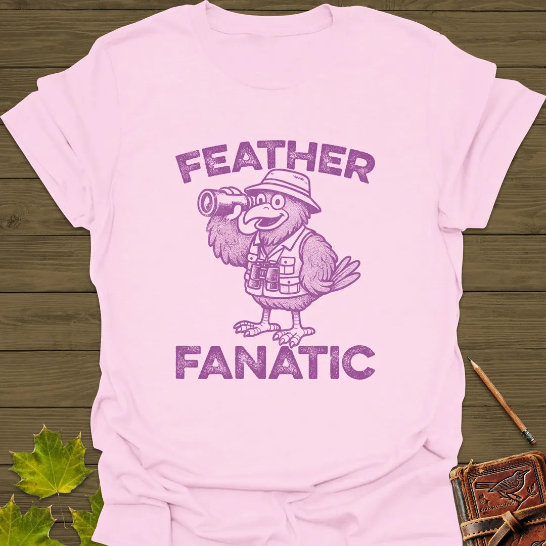 Feather Fanatic T-Shirt Light Pink
