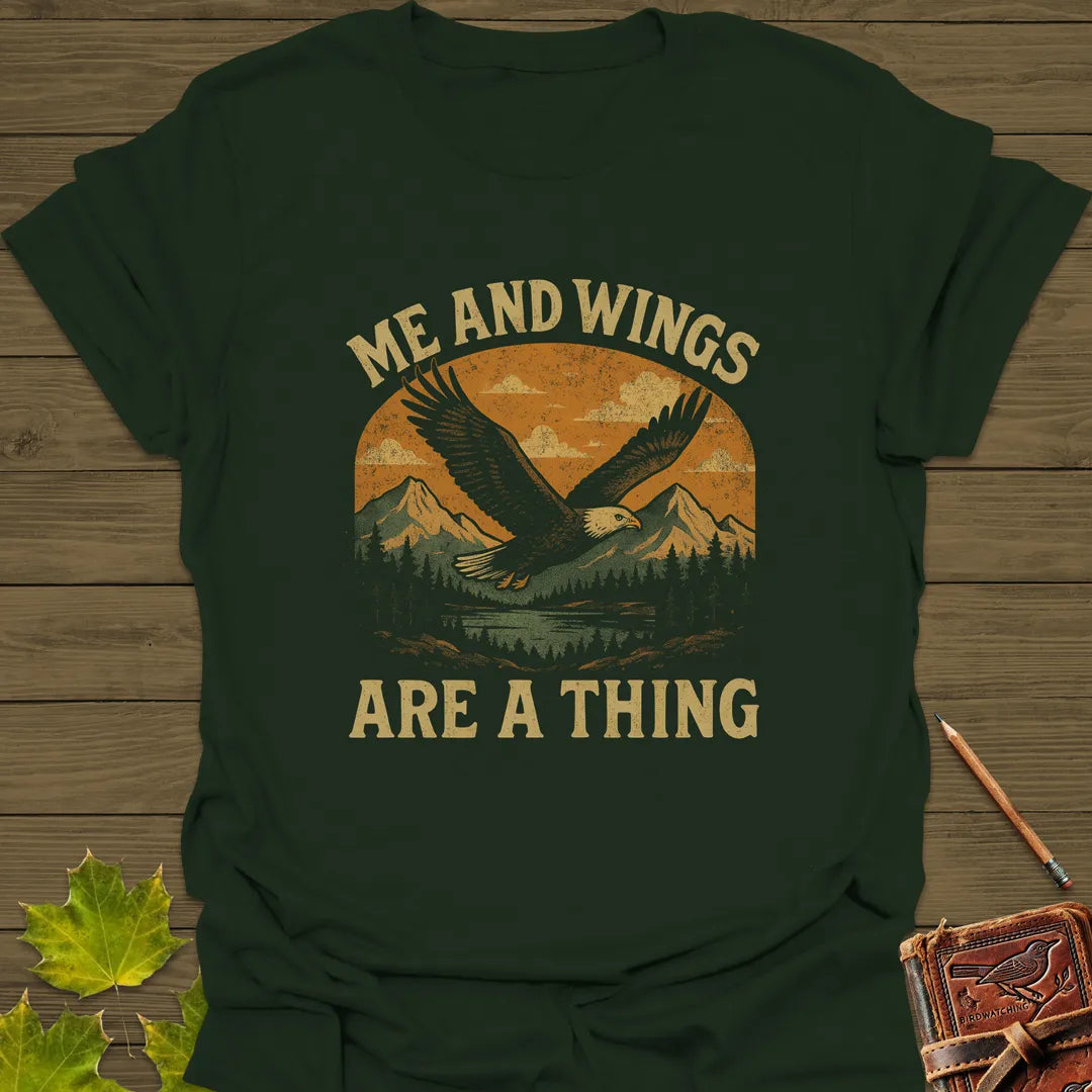 Me and Wings T-Shirt Forest Green