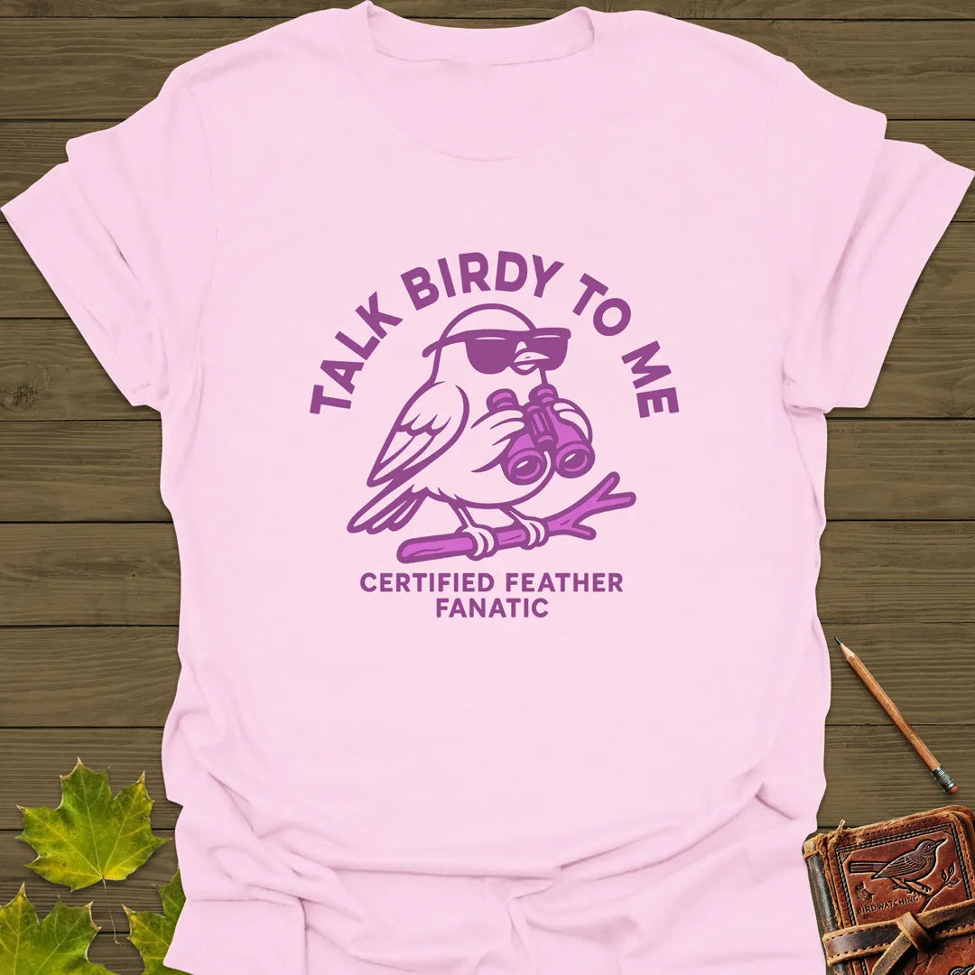 Talk Birdy T-Shirt Light Pink