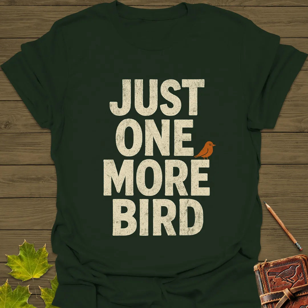One More Bird T-Shirt Forest Green