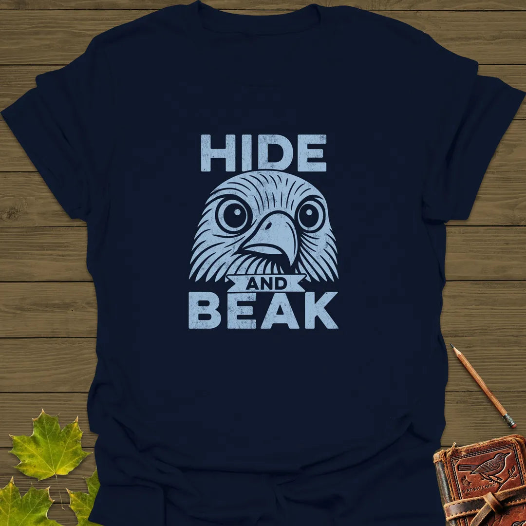 Hide and Beak T-Shirt Navy