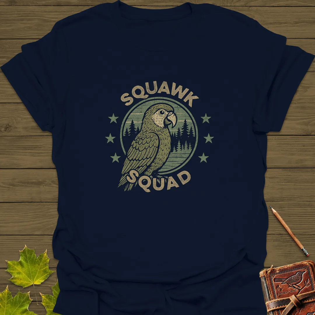 Squawk Squad T-Shirt Navy