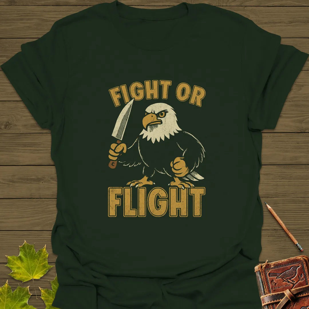 Fight Or Flight T-Shirt Forest Green