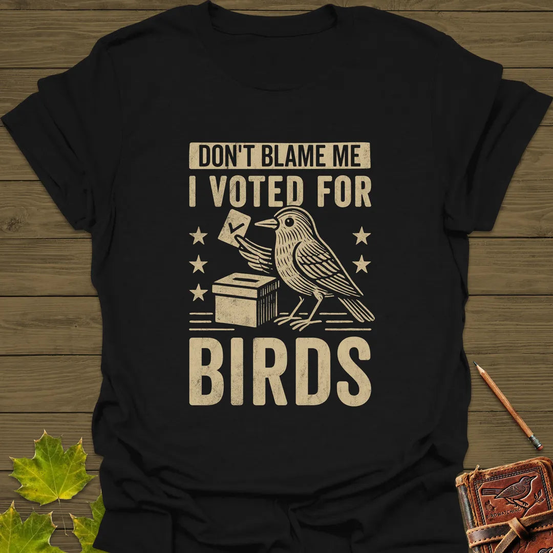 Voted For Birds T-Shirt Black