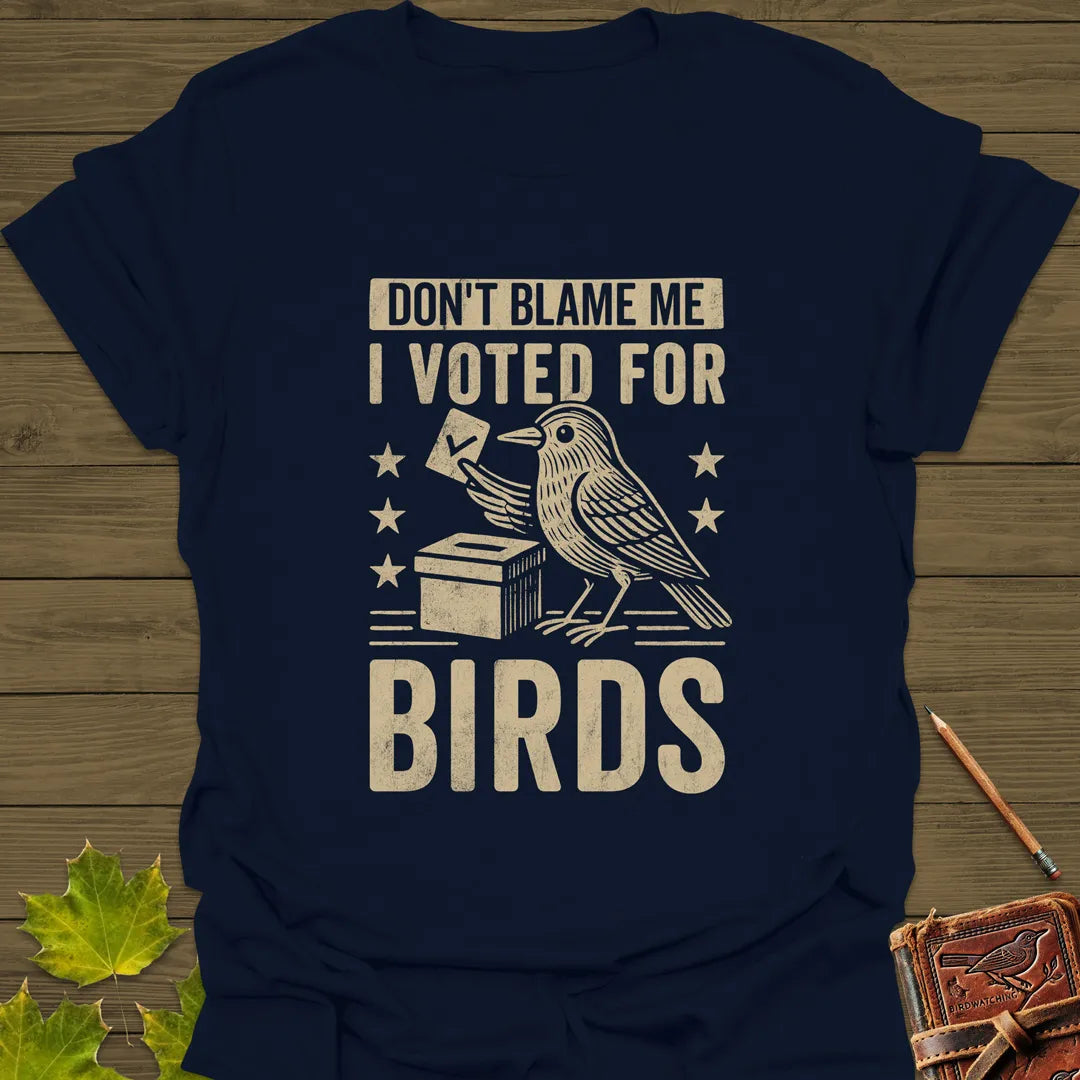 Voted For Birds T-Shirt Navy