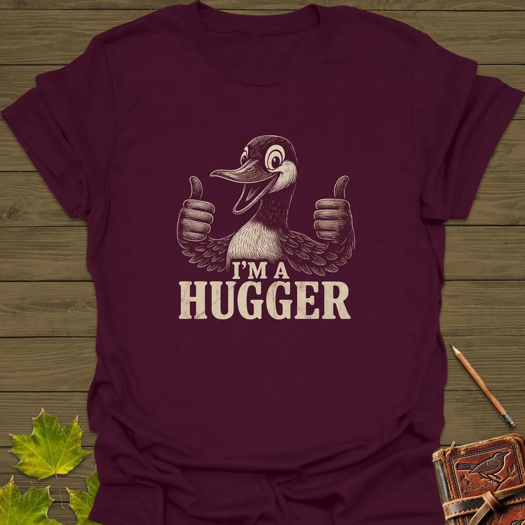 I'm a Hugger T-Shirt Maroon