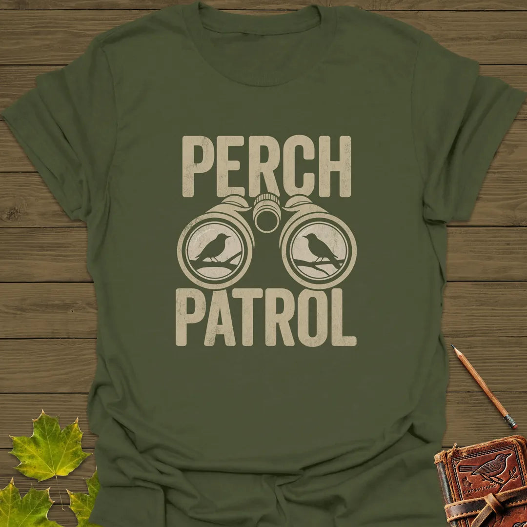 Perch Patrol T-Shirt Military Green