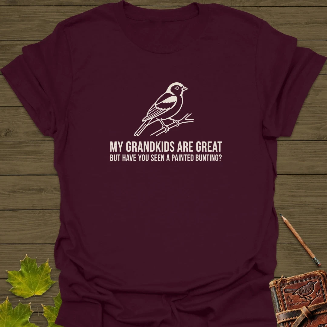 Painted Bunting Pride T-Shirt Maroon