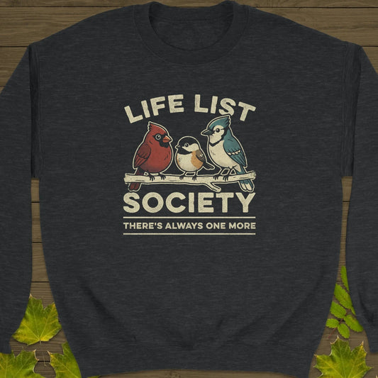 Life List Society Sweatshirt in Dark Heather