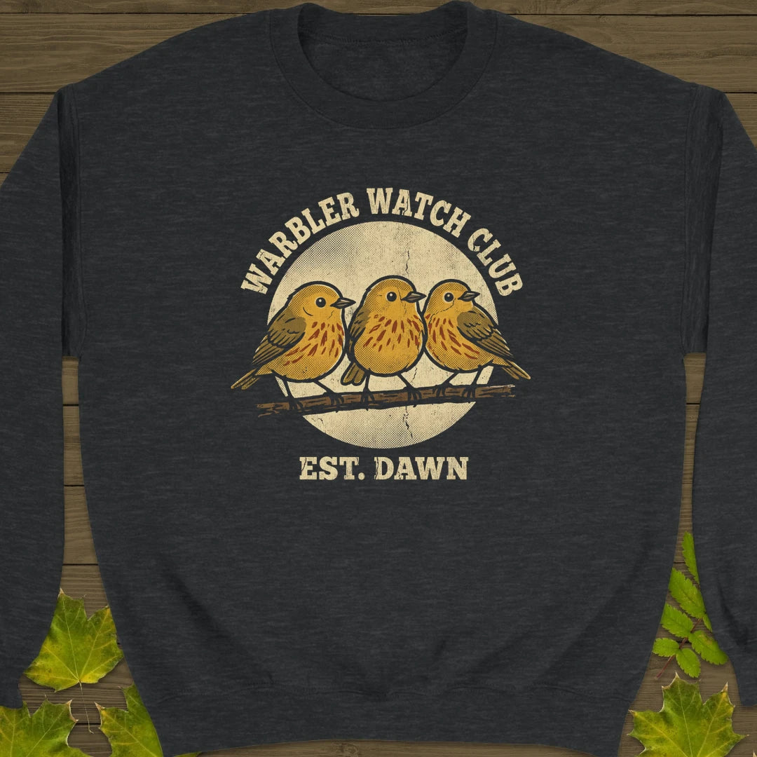 Warbler Watch Club Sweatshirt Dark Heather