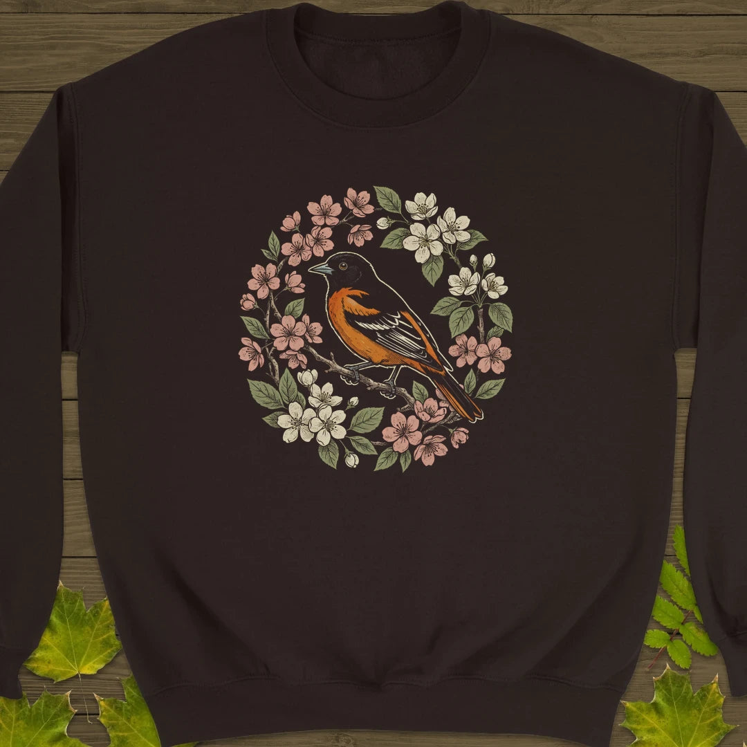 Baltimore Bloom Sweatshirt Dark Chocolate