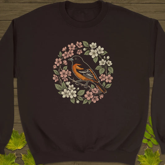 Baltimore Bloom Sweatshirt Dark Chocolate