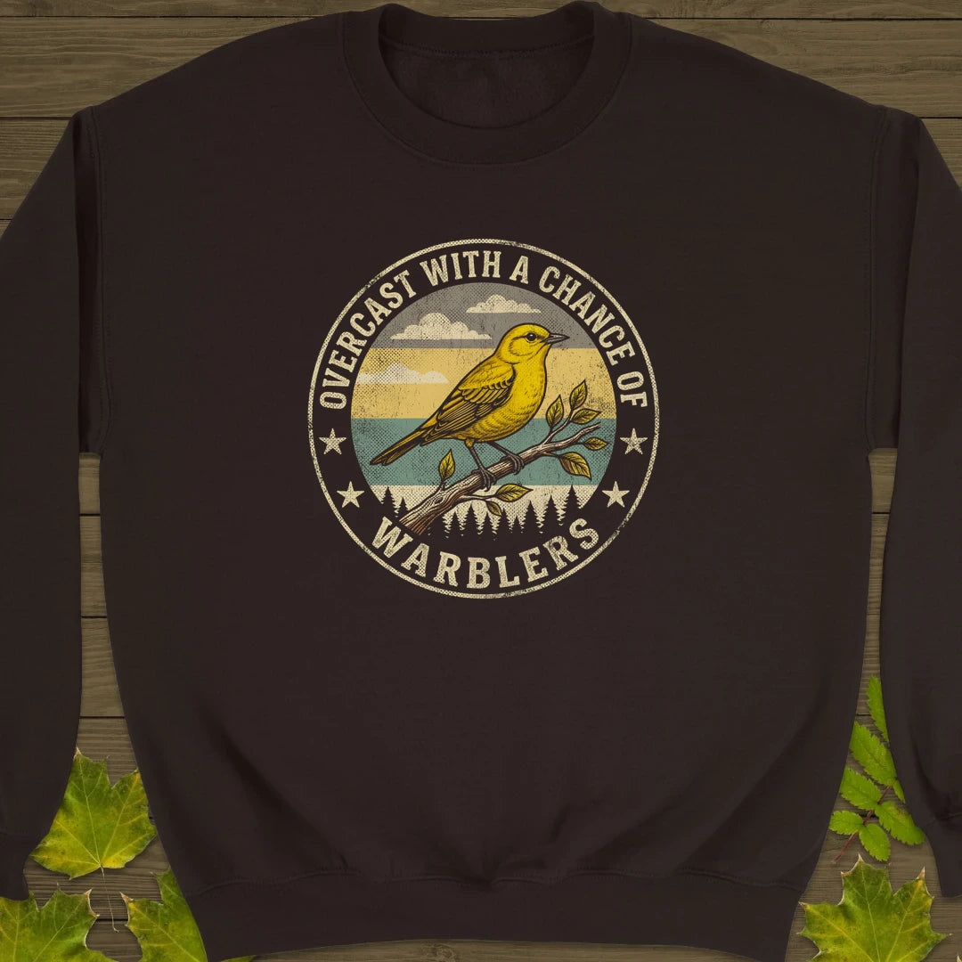 Chance Of Warblers Sweatshirt Dark Chocolate
