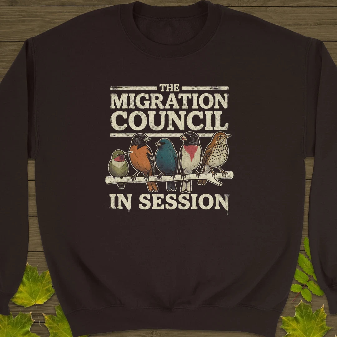 Council Meeting Sweatshirt Dark Chocolate