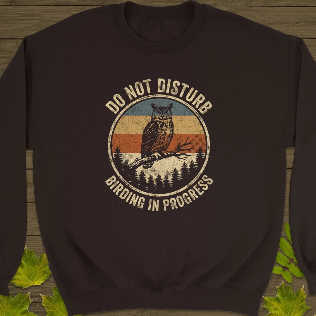 Do Not Disturb Sweatshirt Dark Chocolate