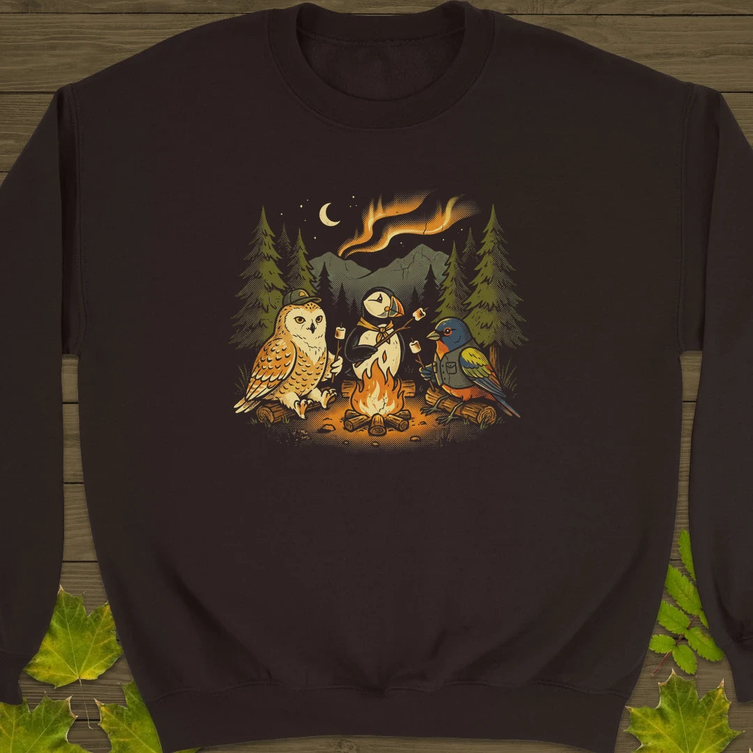 Life List Camping Sweatshirt Dark Chocolate