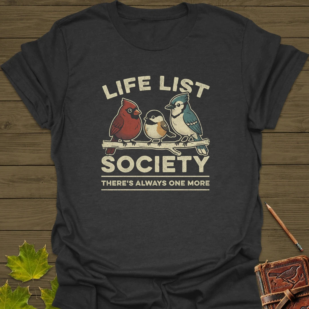 Life List Society T-Shirt Dark Heather