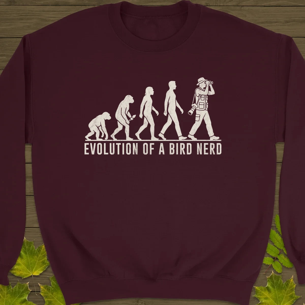 Evolution (Male) Sweatshirt Maroon