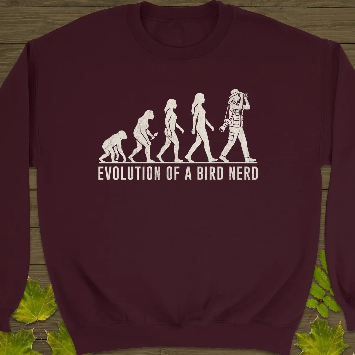 Evolution (Female) Sweatshirt Maroon