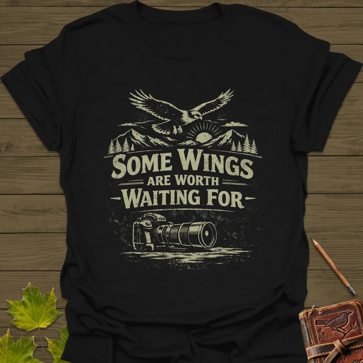 Some Wings T-Shirt Black